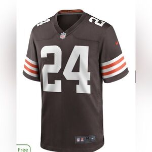 Nick Chubb 24 Browns Nike NFL jersey small